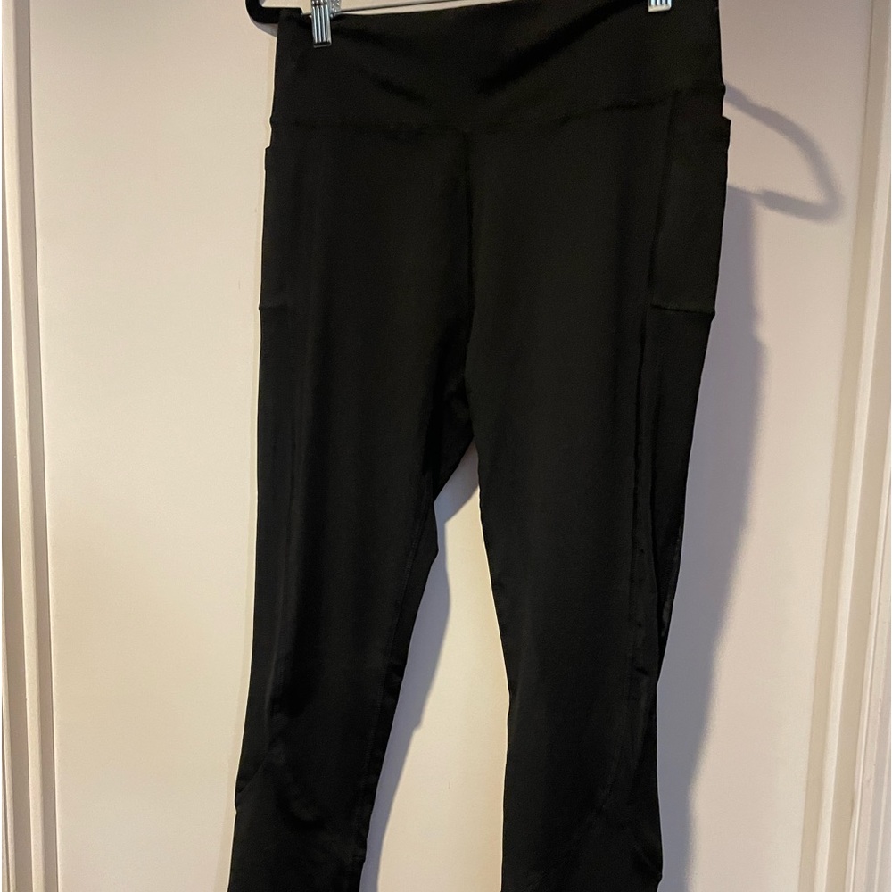 NWOT Black Pull-On Pants w Elastic Waist, Hip Pockets + 1 Back Pocket. XL